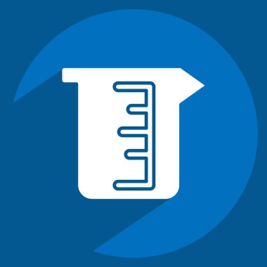 Simge taşıyıcısı. Çamaşır sembolüyle ilgili. Uzun gölge tarzı. Basit dizayn edilebilir. Basit resimleme