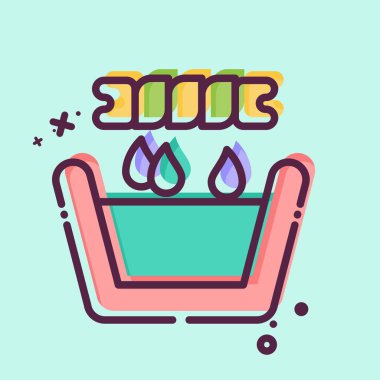 Simge Dönen Kıyafetler. Çamaşır sembolüyle ilgili. MBE tarzı. Basit dizayn edilebilir. Basit resimleme