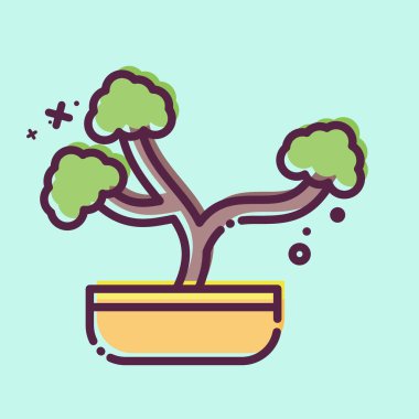 Simge Tesisi. Ev dekorasyonu sembolüyle ilgili. MBE tarzı. Basit dizayn edilebilir. Basit resimleme