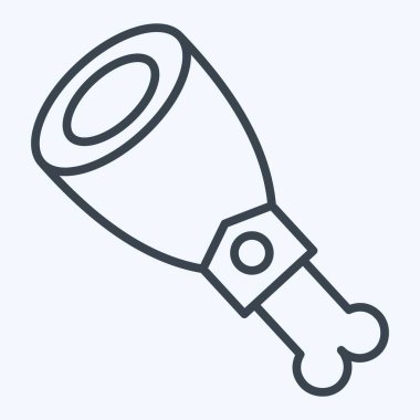 Simge Et Bizonu. İspanya sembolüyle ilgili. Sıra tarzı. Basit dizayn edilebilir. Basit resimleme