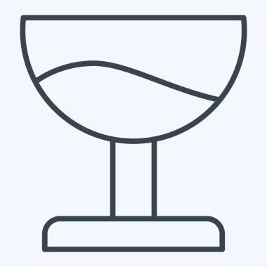 İkon Üzüm Şarabı. İspanya sembolüyle ilgili. Sıra tarzı. Basit dizayn edilebilir. Basit resimleme