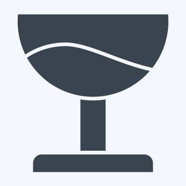 İkon Üzüm Şarabı. İspanya sembolüyle ilgili. Kabartma tarzı. Basit dizayn edilebilir. Basit resimleme