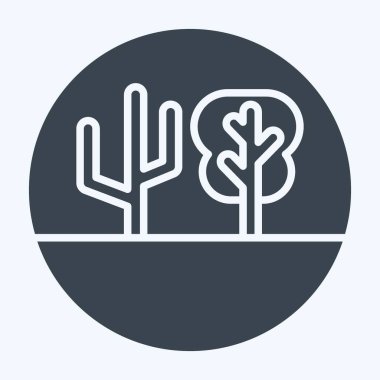 Simge İklim Değişikliği. Plastik Kirlilik sembolüyle ilgili. Kabartma tarzı. Basit dizayn edilebilir. Basit resimleme