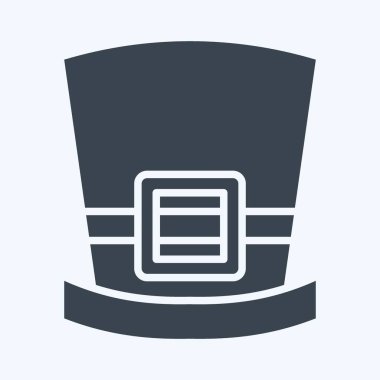 Simge Şapka. İrlanda sembolüyle ilgili. Kabartma tarzı. Basit dizayn edilebilir. Basit resimleme