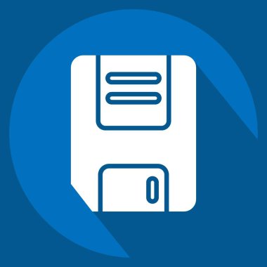 Simge Kaydı. Podcast sembolüyle ilgili. Uzun gölge tarzı. Basit dizayn edilebilir. Basit resimleme