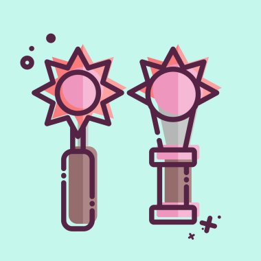 Simge Mace. Ortaçağ sembolüyle ilgili. MBE tarzı. Basit dizayn edilebilir. Basit resimleme