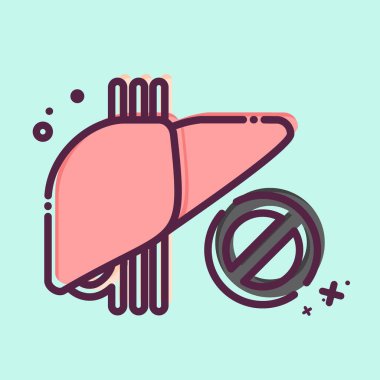 Simge Kullanma. Hepatolojist sembolüyle ilgili. MBE tarzı. Basit dizayn edilebilir. Basit resimleme