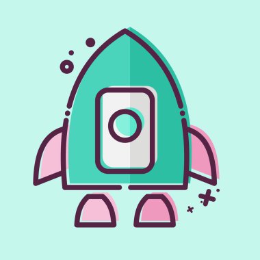 Simge İnsan Uzay Aracı. Uydu sembolüyle ilgili. MBE tarzı. Basit dizayn edilebilir. Basit resimleme