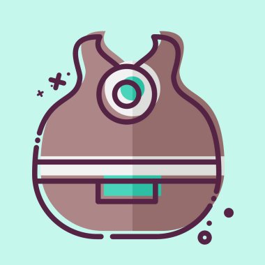 Simge nemlendirici. Smart Home sembolüyle ilgili. MBE tarzı. Basit dizayn edilebilir. Basit resimleme