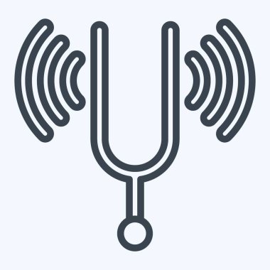 Simge Akort Çatalı. Podcast sembolüyle ilgili. Sıra tarzı. Basit dizayn edilebilir. Basit resimleme