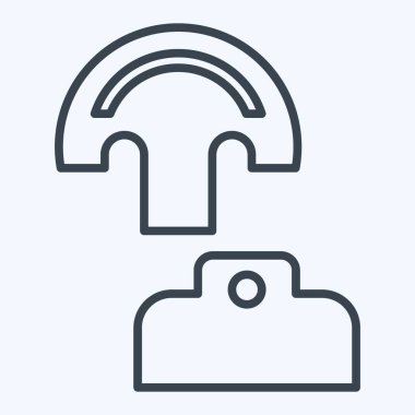 Simge deseni. Shoemaker sembolüyle ilgili. Sıra tarzı. Basit dizayn edilebilir. Basit resimleme