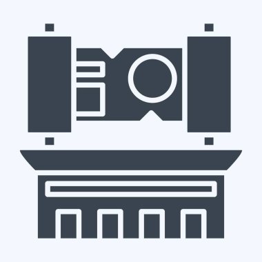 Simge Parşömeni. Ortaçağ sembolüyle ilgili. Kabartma tarzı. Basit dizayn edilebilir. Basit resimleme