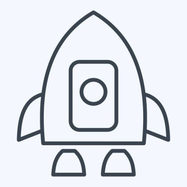 Simge İnsan Uzay Aracı. Uydu sembolüyle ilgili. Sıra tarzı. Basit dizayn edilebilir. Basit resimleme