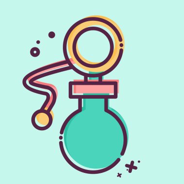 Simge emziği. Anaokulu sembolüyle ilgili. MBE tarzı. Basit dizayn edilebilir. Basit resimleme