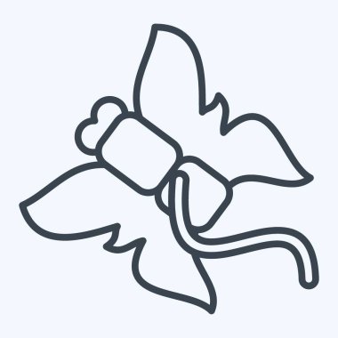 Simge Uçurtma. Anaokulu sembolüyle ilgili. Sıra tarzı. Basit dizayn edilebilir. Basit resimleme