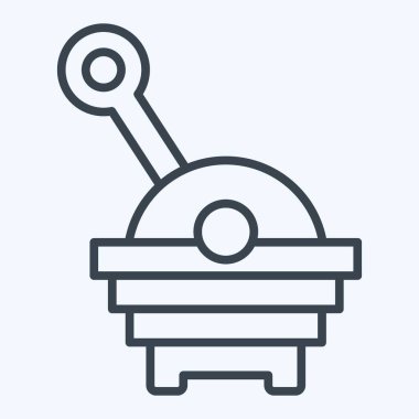 Simge Kovası. Anaokulu sembolüyle ilgili. Sıra tarzı. Basit dizayn edilebilir. Basit resimleme