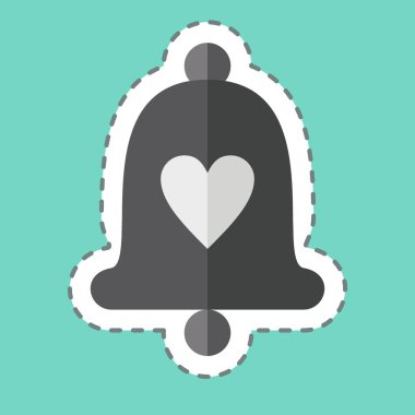 Çıkartma çizgisi Bell 3 'ün Ring sembolüyle ilişkisini kesti. Basit dizayn edilebilir. Basit resimleme