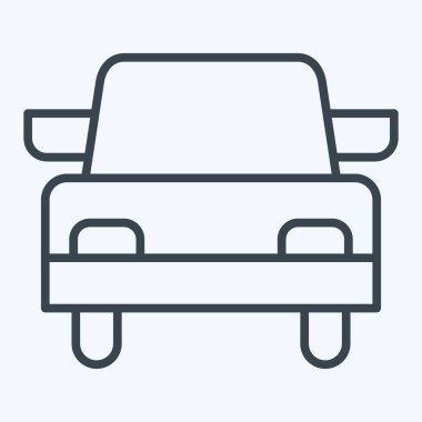 İkon Düğün Arabası. Yüzük sembolü ile ilgili. Sıra tarzı. Basit dizayn edilebilir. Basit resimleme