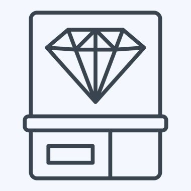 Yüzük sembolü ile ilgili Simge Elmas 2. Sıra tarzı. Basit dizayn edilebilir. Basit resimleme