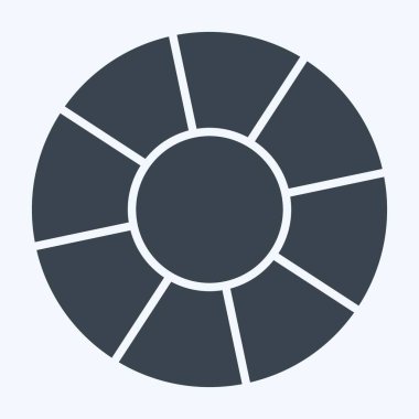 Simge yüzeyi. Yüzük sembolü ile ilgili. Kabartma tarzı. Basit dizayn edilebilir. Basit resimleme