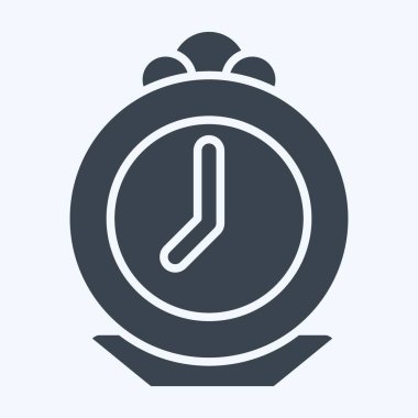 Simge cep saati. Mücevher sembolüyle ilgili. Kabartma tarzı. Basit dizayn edilebilir. Basit resimleme