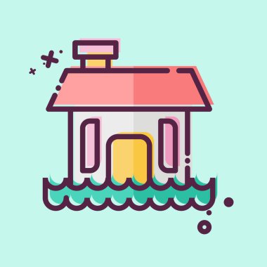 Simge Tufanı. Ekoloji sembolüyle ilgili. MBE tarzı. Basit dizayn edilebilir. Basit resimleme