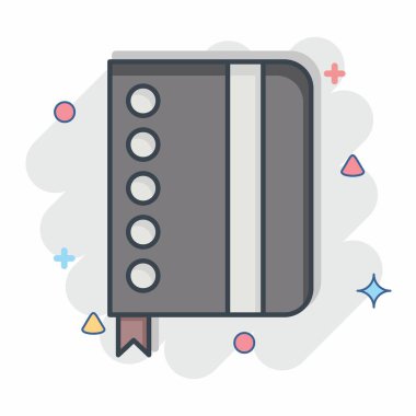 Simge Defteri. Postane sembolüyle ilgili. Çizgi roman. Basit dizayn edilebilir. Basit resimleme