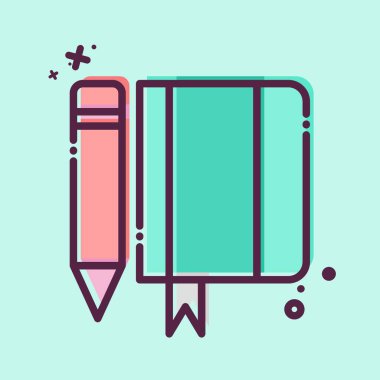 Simge Çizim Defteri. Postane sembolüyle ilgili. MBE tarzı. Basit dizayn edilebilir. Basit resimleme