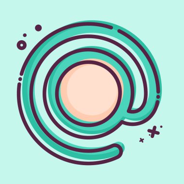 Simge Köpek Postası. Postane sembolüyle ilgili. MBE tarzı. Basit dizayn edilebilir. Basit resimleme