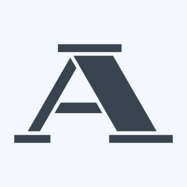 Simge Yazıtipi. Postane sembolüyle ilgili. Kabartma tarzı. Basit dizayn edilebilir. Basit resimleme