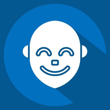 Simge Bebeği. Süt ve içecek sembolüyle ilgili. Uzun gölge tarzı. Basit dizayn edilebilir. Basit resimleme