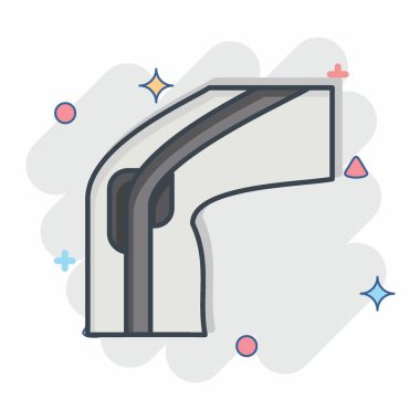 Simge Dizi. İnsan Organı sembolüyle ilgili. Çizgi roman. Basit dizayn edilebilir. Basit resimleme