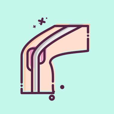 Simge Dizi. İnsan Organı sembolüyle ilgili. MBE tarzı. Basit dizayn edilebilir. Basit resimleme