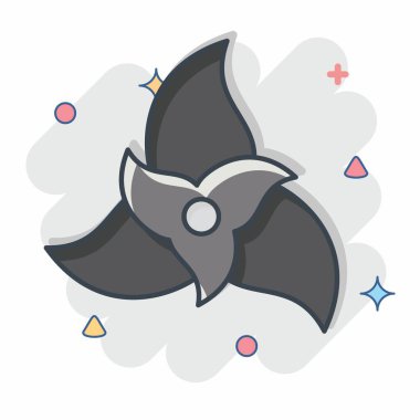 Simge Mini. Baharat sembolüyle ilgili. Çizgi roman. Basit dizayn edilebilir. Basit resimleme