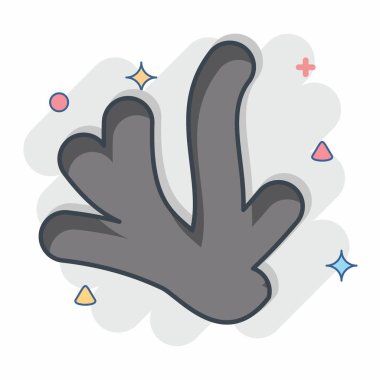 Simge Ginger. Baharat sembolüyle ilgili. Çizgi roman. Basit dizayn edilebilir. Basit resimleme