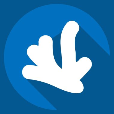 Simge Ginger. Baharat sembolüyle ilgili. Uzun gölge tarzı. Basit dizayn edilebilir. Basit resimleme