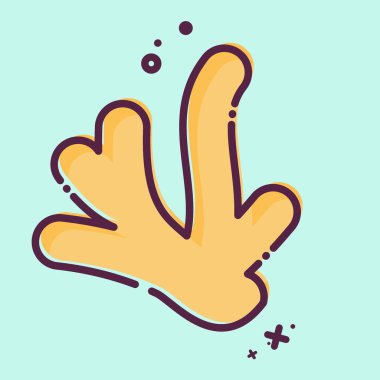 Simge Ginger. Baharat sembolüyle ilgili. MBE tarzı. Basit dizayn edilebilir. Basit resimleme