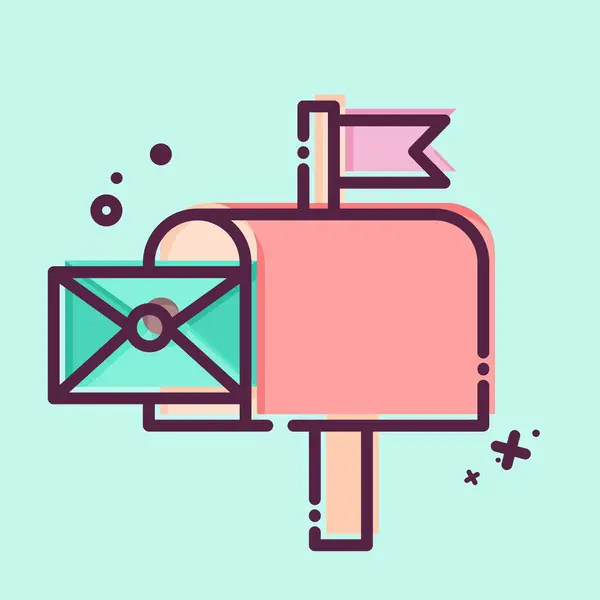 Simge Posta Kutusu. Postane sembolüyle ilgili. MBE tarzı. Basit dizayn edilebilir. Basit resimleme