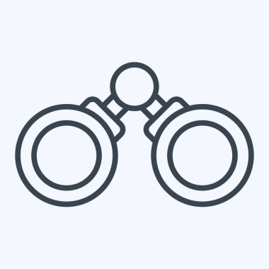 Simge dürbünü. Askeri ve Ordu sembolüyle ilgili. Sıra tarzı. Basit tasarım çizimi