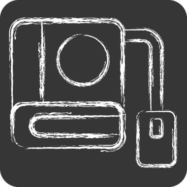 Simge çevrimiçi Satın Alma Kitabı. Öğrenme sembolüyle ilgili. Tebeşir stili. Basit tasarım çizimi