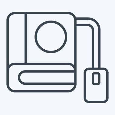 Simge çevrimiçi Satın Alma Kitabı. Öğrenme sembolüyle ilgili. Sıra tarzı. Basit tasarım çizimi