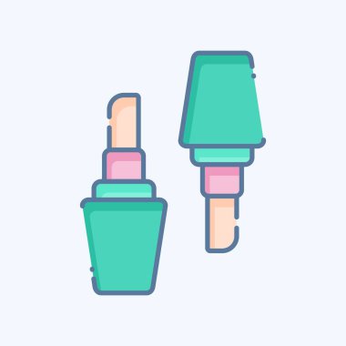 Simge ruj. Kadın Günü sembolüyle ilgili. Karalama stili. Basit tasarım çizimi