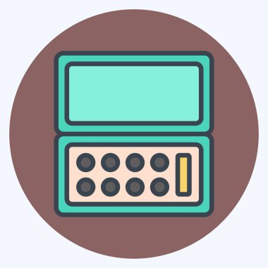 Simgesel Kozmetik. Kadın Günü sembolüyle ilgili. renk arkadaşı stili. Basit tasarım çizimi