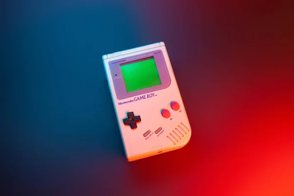 Ισπανία Αύγουστος 2021 Game Boy Nintendo Ρετρό Κονσόλα — Φωτογραφία Αρχείου