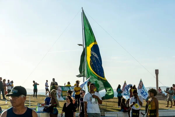 Salvador Bahia Brazilië Oktober 2022 Aanhangers Van President Van Brazilië — Stockfoto