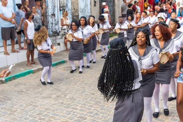 Саубара Бахия Бразилия Августа 2022 Года Женщины Участницы Культурного Мероприятия — стоковое фото