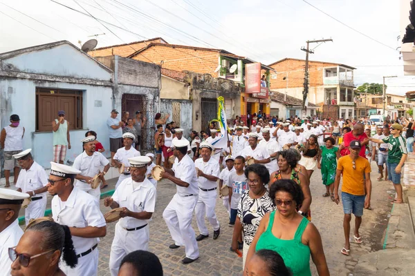 Saubara Bahia Brasil Agosto 2022 Miembros Del Grupo Cultural Encontro — Foto de Stock