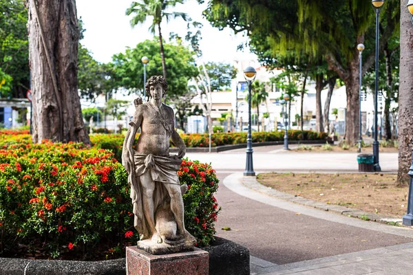 Salvador Bahia Brezilya Ekim 2022 Largo Campo Grande Deki Heykel — Stok fotoğraf
