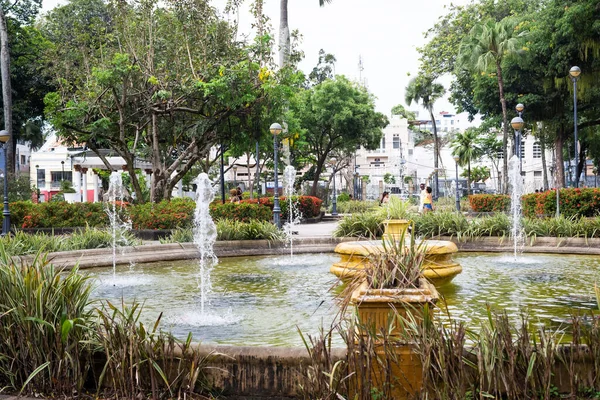 サルバドル バイーア ブラジル 2022年10月29日 カンポ グランデ広場の噴水の眺め プラハ2 ジュロとも呼ばれます サルバドール市 — ストック写真