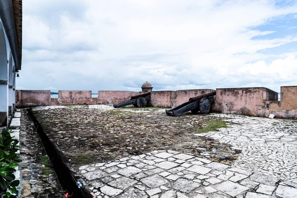 Cairu Bahia Brazil January 2023 View Cannons Fort Morro Sao — Foto de Stock